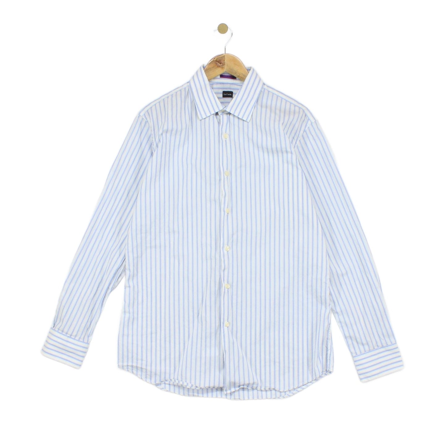 Mens Striped Shirt Made In Italy Classic Formal