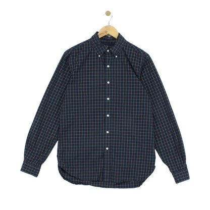 Mens Plaid Shirt Long Sleeve Button Up