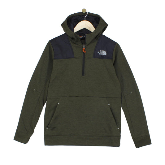 Boys 1/4 Zip Hoodie Outdoor Hiking Fleece