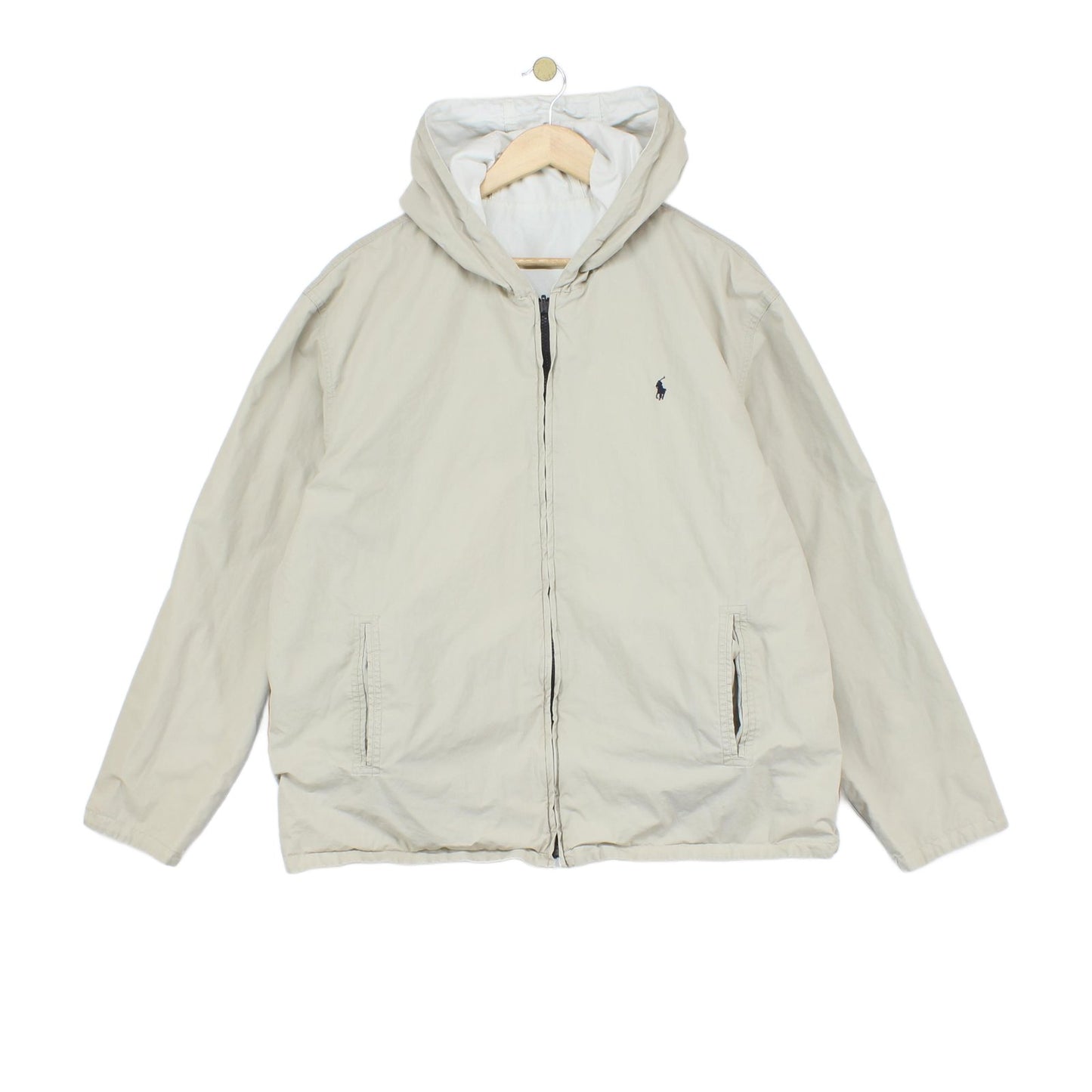 Mens Reversible Jacket Hooded Full Zip
