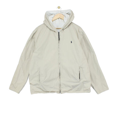 Mens Reversible Jacket Hooded Full Zip