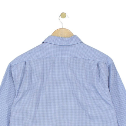 Mens Check Shirt Custom Fit Button Down