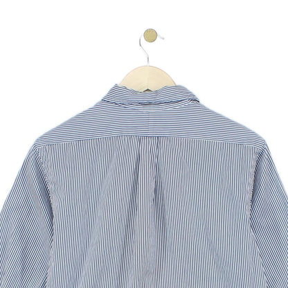 Mens Striped Shirt Custom Fit Long Sleeve