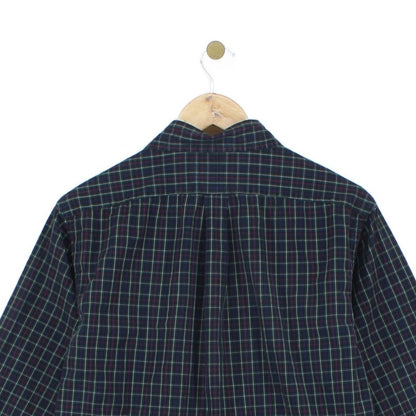 Mens Plaid Shirt Long Sleeve Button Up