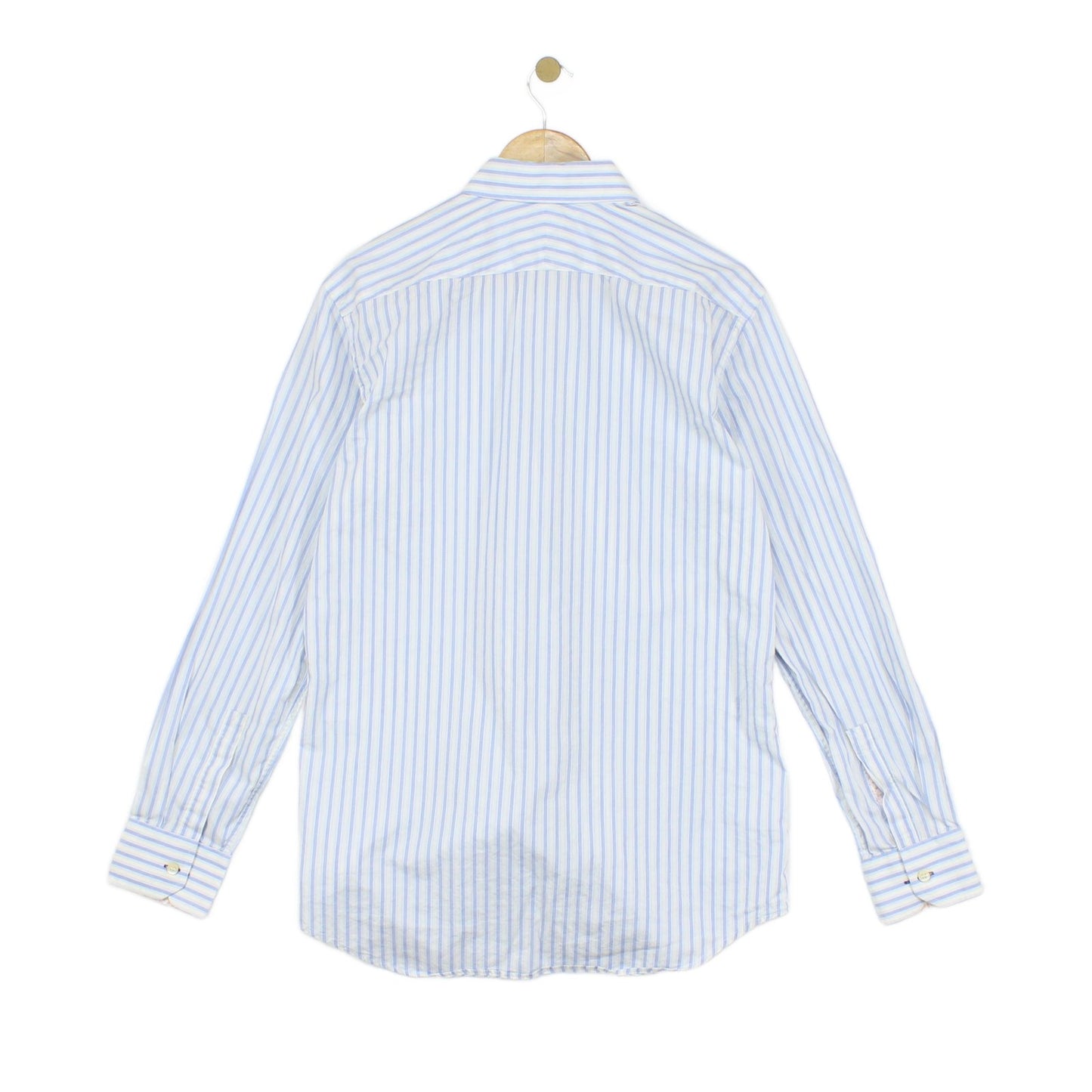 Mens Striped Shirt Made In Italy Classic Formal