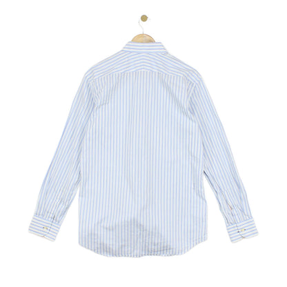 Mens Striped Shirt Made In Italy Classic Formal