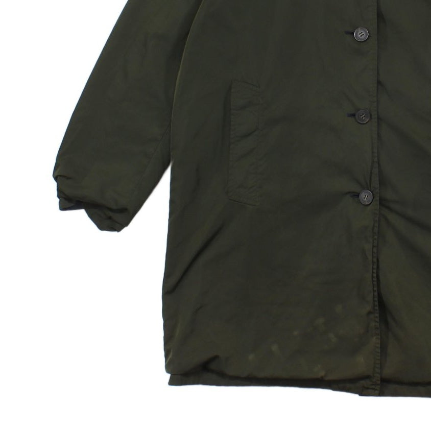 Mens Overcoat Button Up Reversible