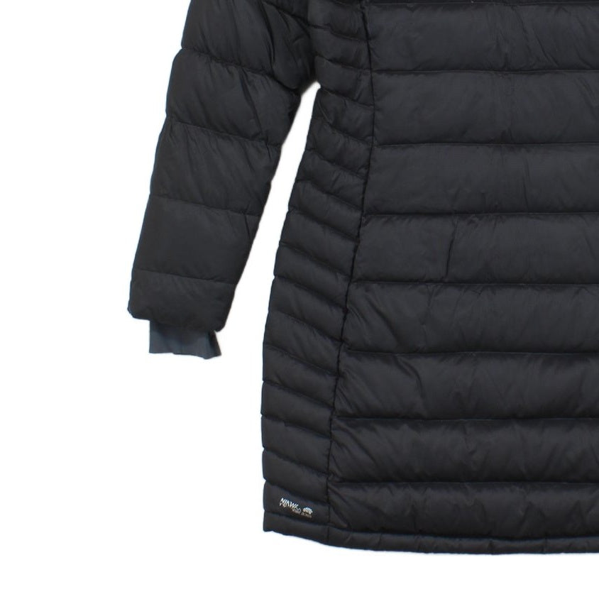 Womens Quilted Coat Down Full Zip Long