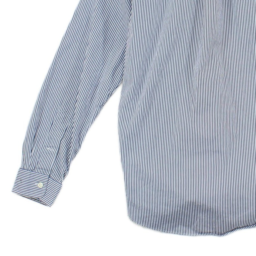 Mens Striped Shirt Custom Fit Long Sleeve
