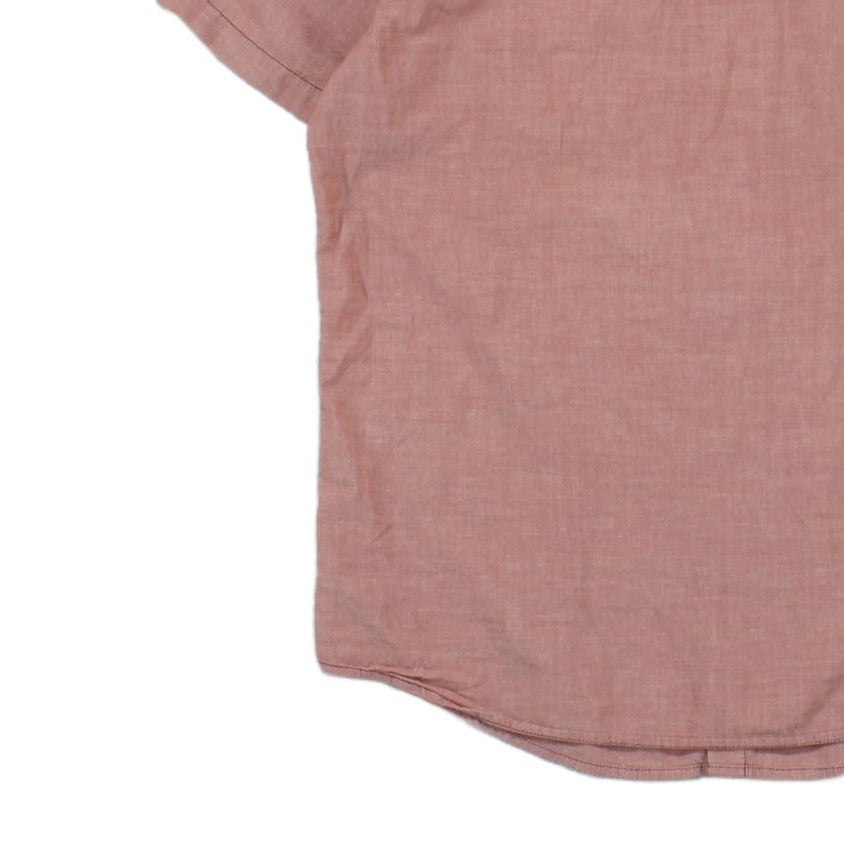 Mens Shirt Pearl Snap Western Casual Short Sleeve