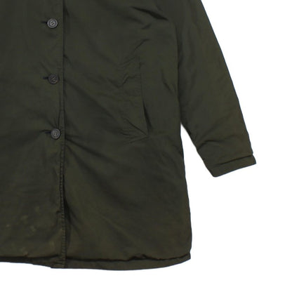 Mens Overcoat Button Up Reversible