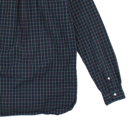 Mens Plaid Shirt Long Sleeve Button Up