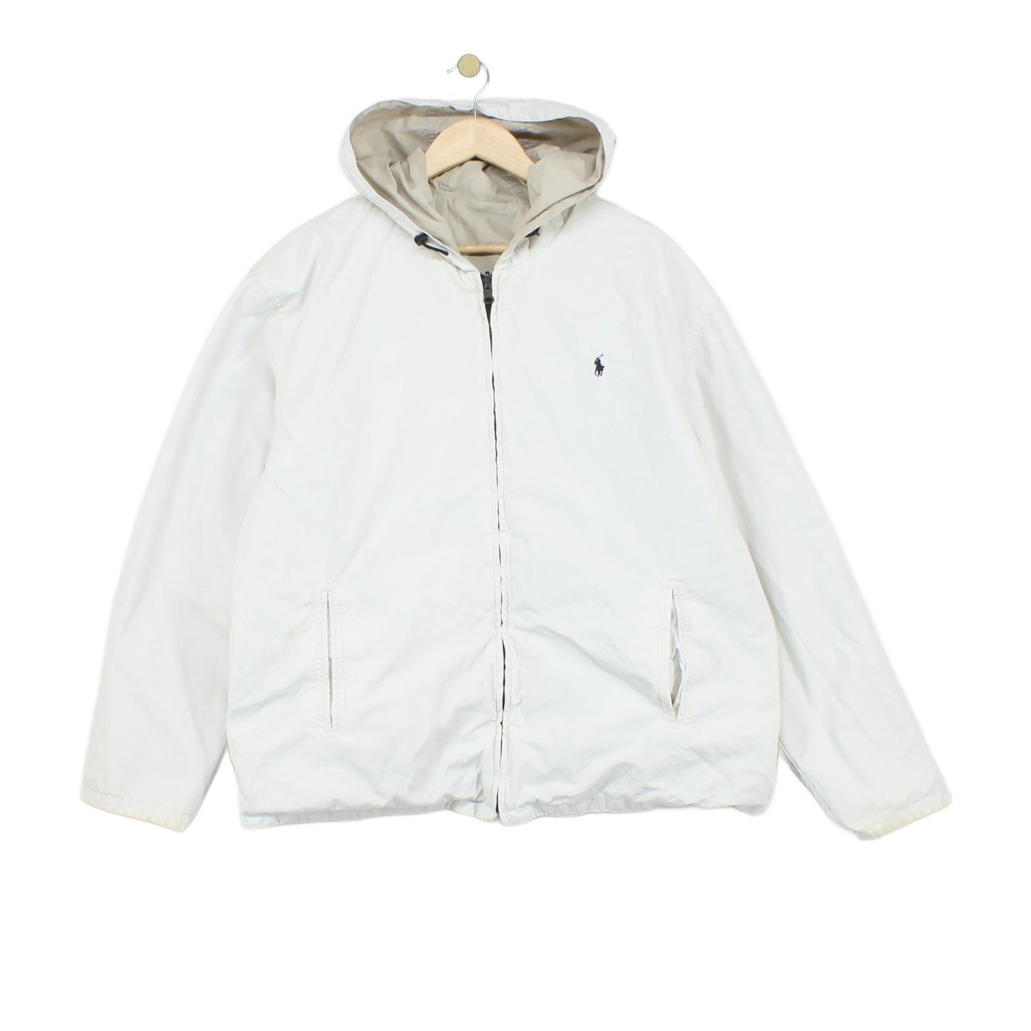 Mens Reversible Jacket Hooded Full Zip
