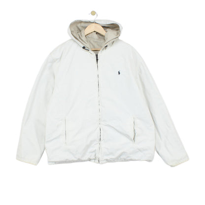 Mens Reversible Jacket Hooded Full Zip