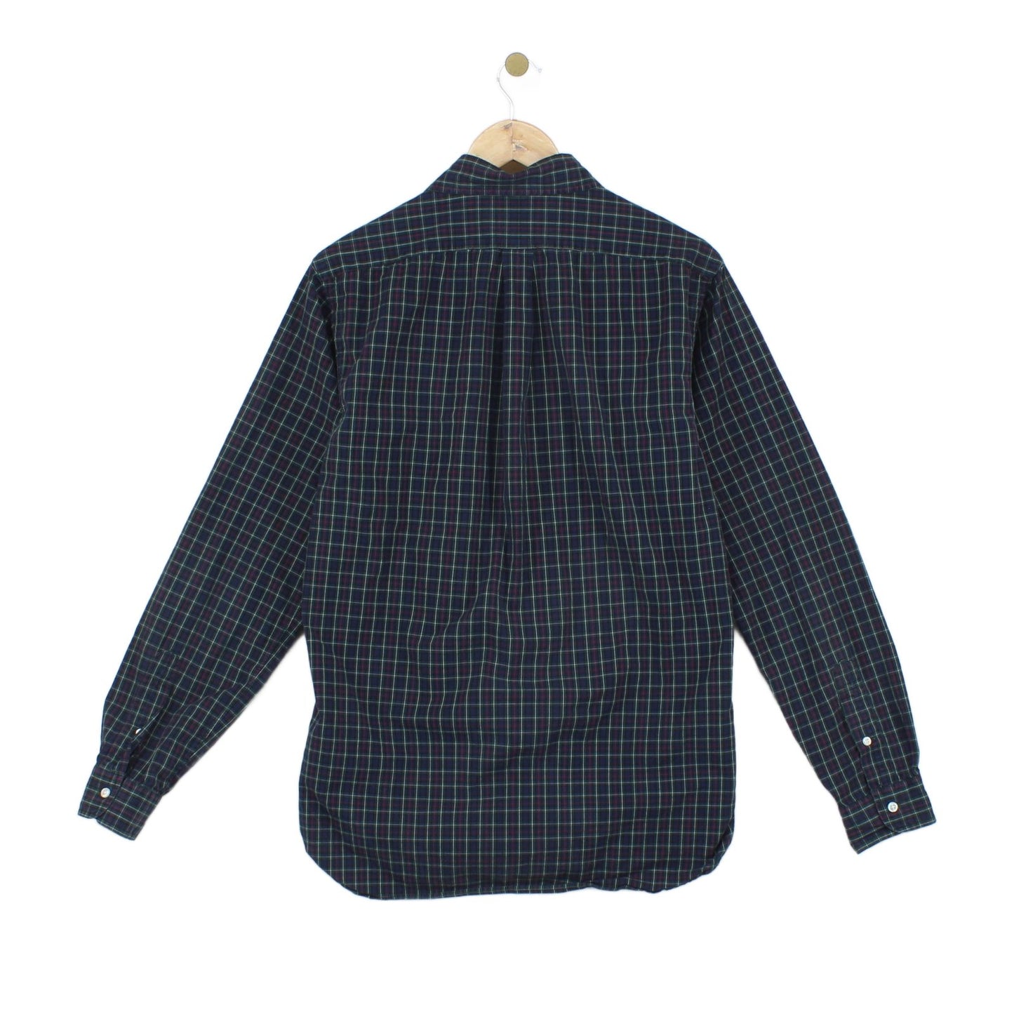Mens Plaid Shirt Long Sleeve Button Up