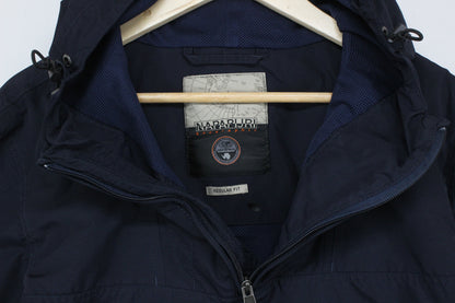 Mens Rainforest Jacket 1/4 Zip Hooded Anorak Outdoor