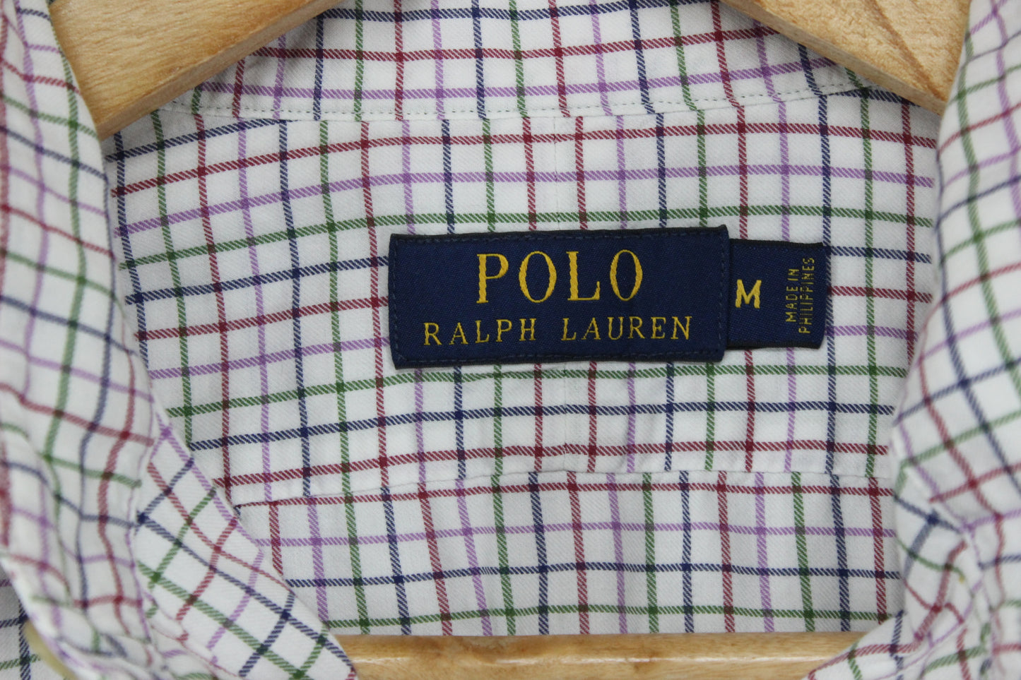 Mens Check Shirt Button Down Classic