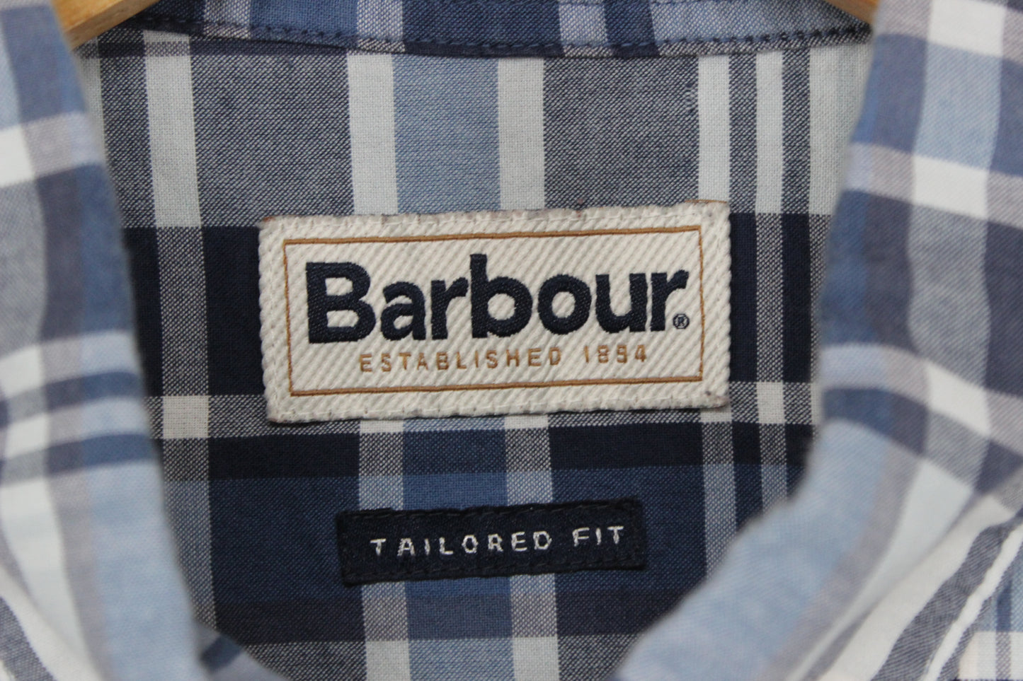 Mens Plaid Shirt Tailored Fit Long Sleeve