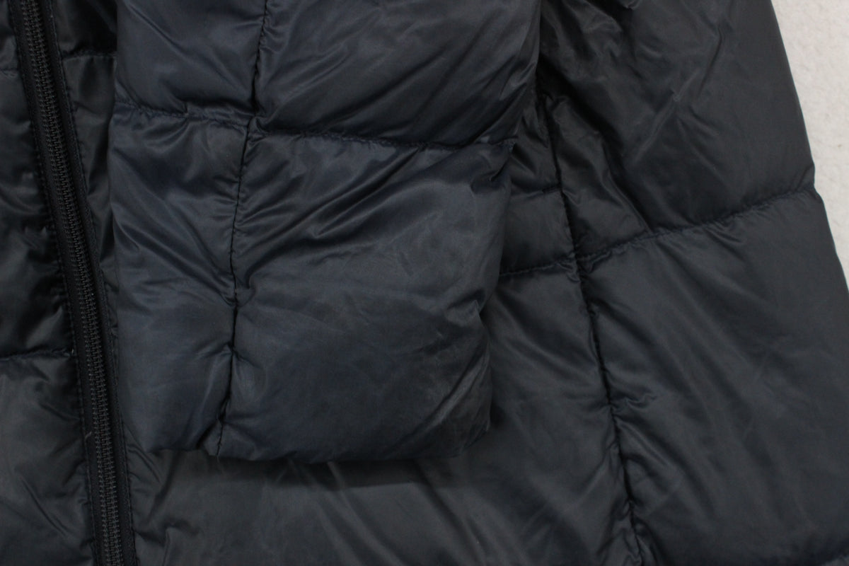 Womens Quilted Coat Puffer Hooded Full Zip Down