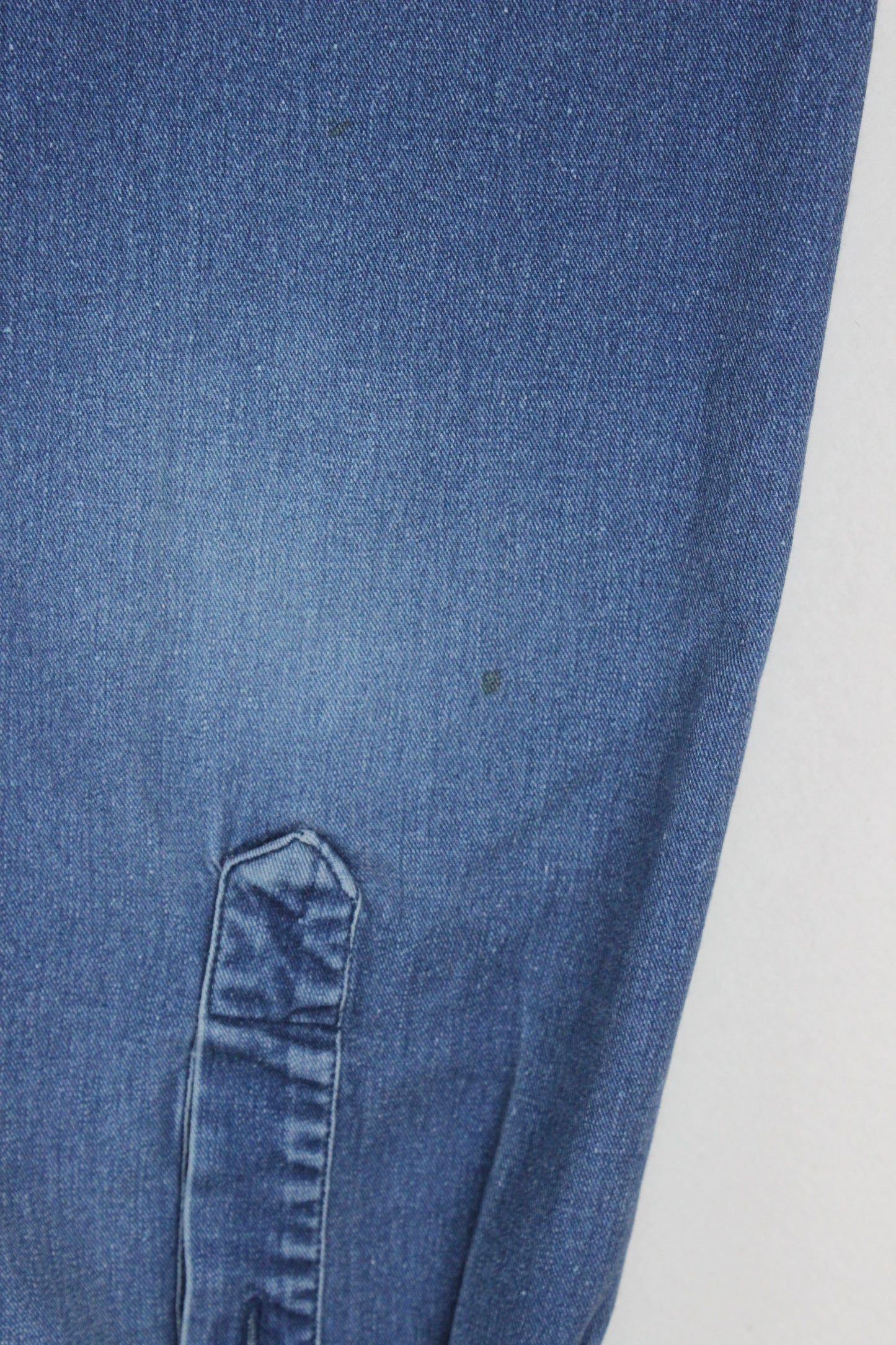 Mens Denim Shirt Long Sleeve Button Up
