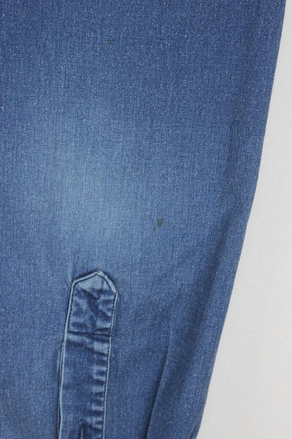 Mens Denim Shirt Long Sleeve Button Up