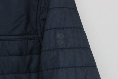 Mens Quilted Jacket Hooded Full Zip