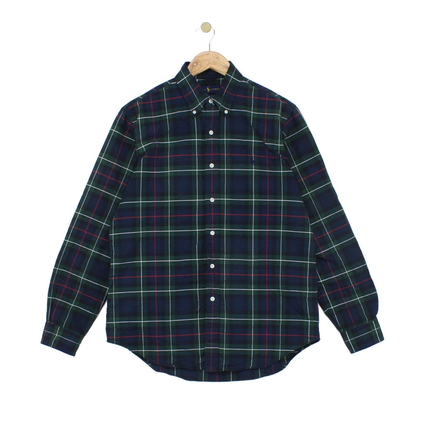 Mens Plaid Shirt Classic Fit Long Sleeve