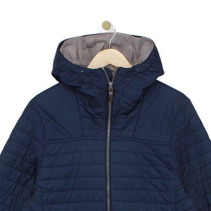 Mens Quilted Jacket Hooded Full Zip