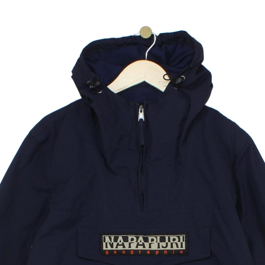 Mens Rainforest Jacket 1/4 Zip Hooded Anorak Outdoor
