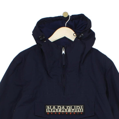 Mens Rainforest Jacket 1/4 Zip Hooded Anorak Outdoor