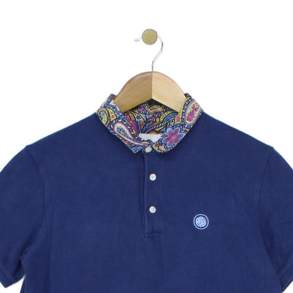 Mens Paisley Polo Shirt Short Sleeve