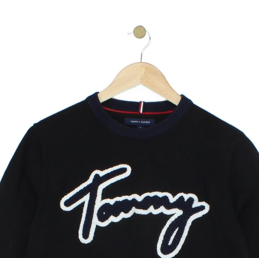 Mens Jumper Logo Crew Neck Cotton