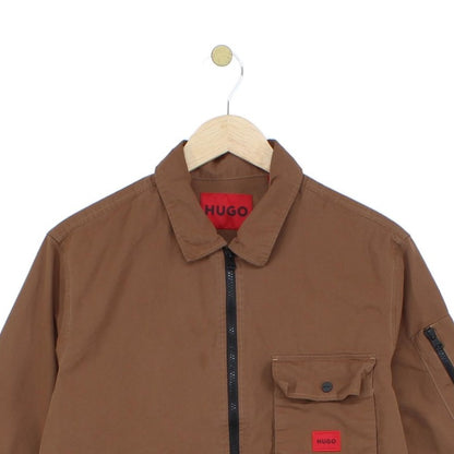 Mens Jacket Lightweight Full Zip Long Sleeve Pocket