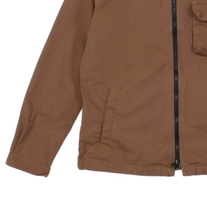 Mens Jacket Lightweight Full Zip Long Sleeve Pocket