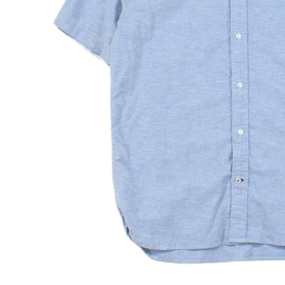 Mens Shirt Stretch Button Up Short Sleeve Classic