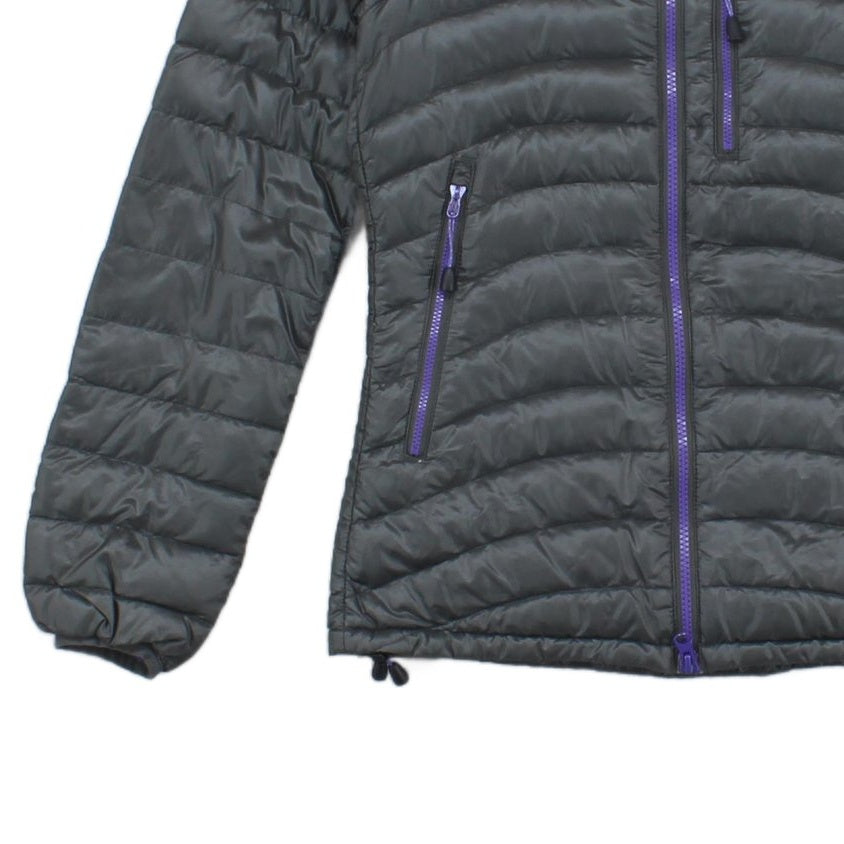 Womens Quilted Jacket Lightweight Hooded Down