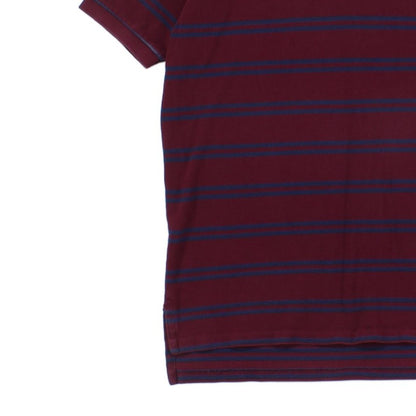 Mens Striped Polo Shirt Short Sleeve Classic