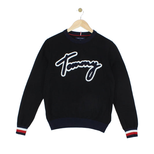 Mens Jumper Logo Crew Neck Cotton