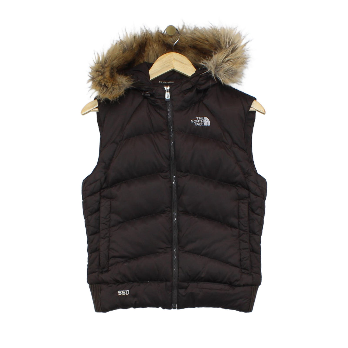 Womens 550 Down Bodywarmer Puffer Hooded