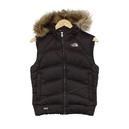 Womens 550 Down Bodywarmer Puffer Hooded