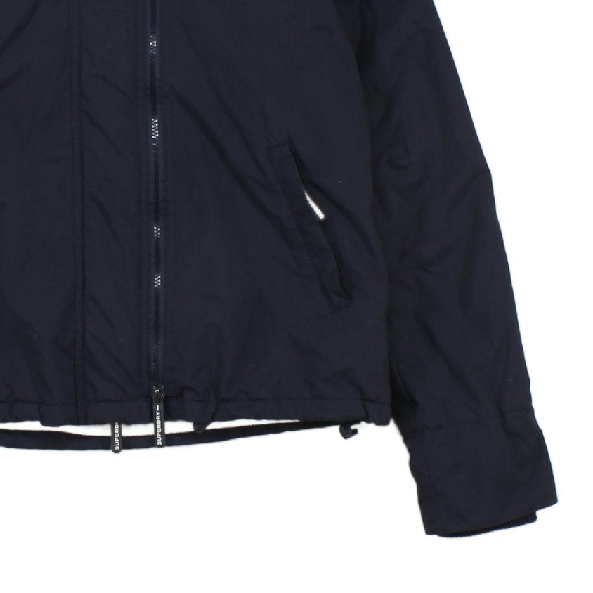 Womens Military Jacket Hooded Full Zip