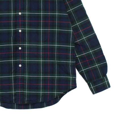 Mens Plaid Shirt Classic Fit Long Sleeve