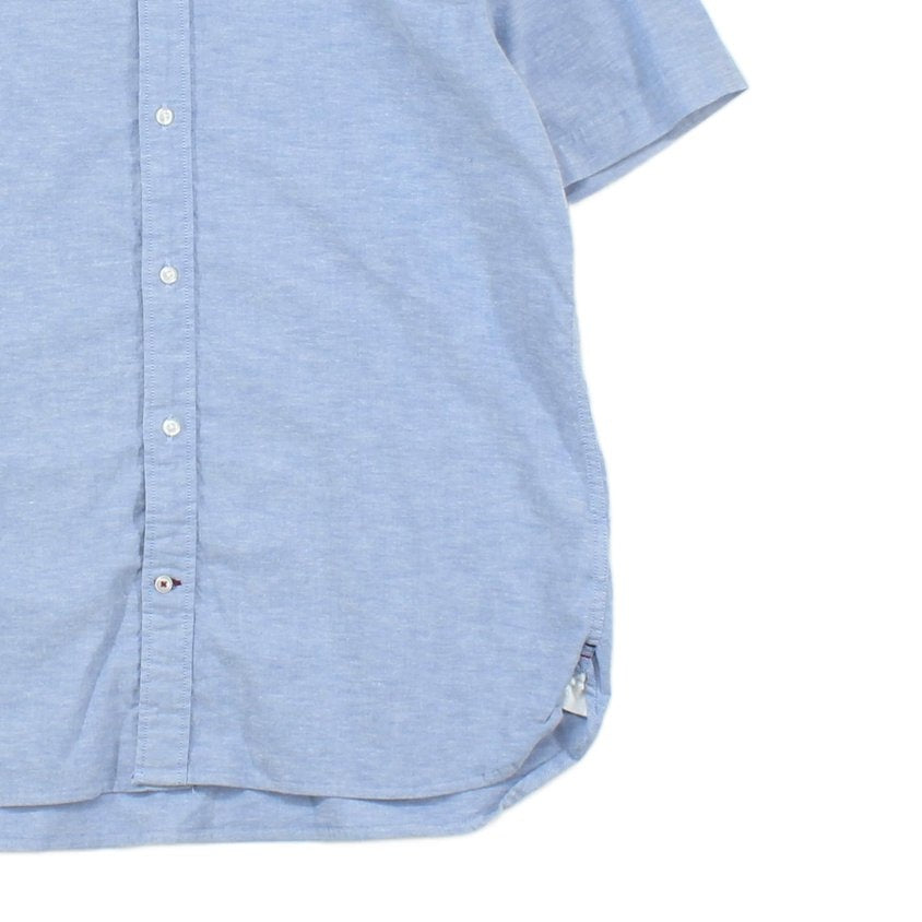 Mens Shirt Stretch Button Up Short Sleeve Classic