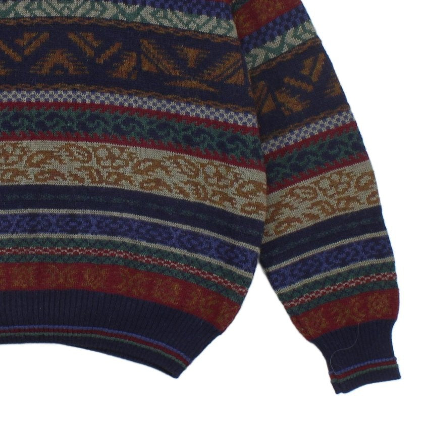 Mens Abstract Jumper Made In Italy