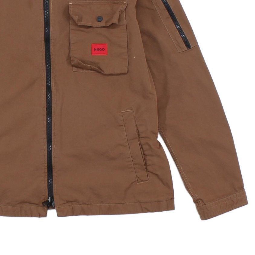 Mens Jacket Lightweight Full Zip Long Sleeve Pocket