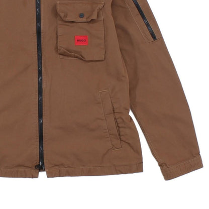 Mens Jacket Lightweight Full Zip Long Sleeve Pocket