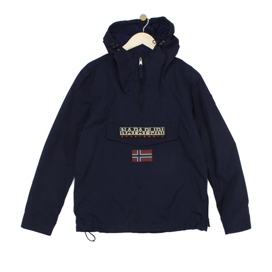 Mens Rainforest Jacket 1/4 Zip Hooded Anorak Outdoor