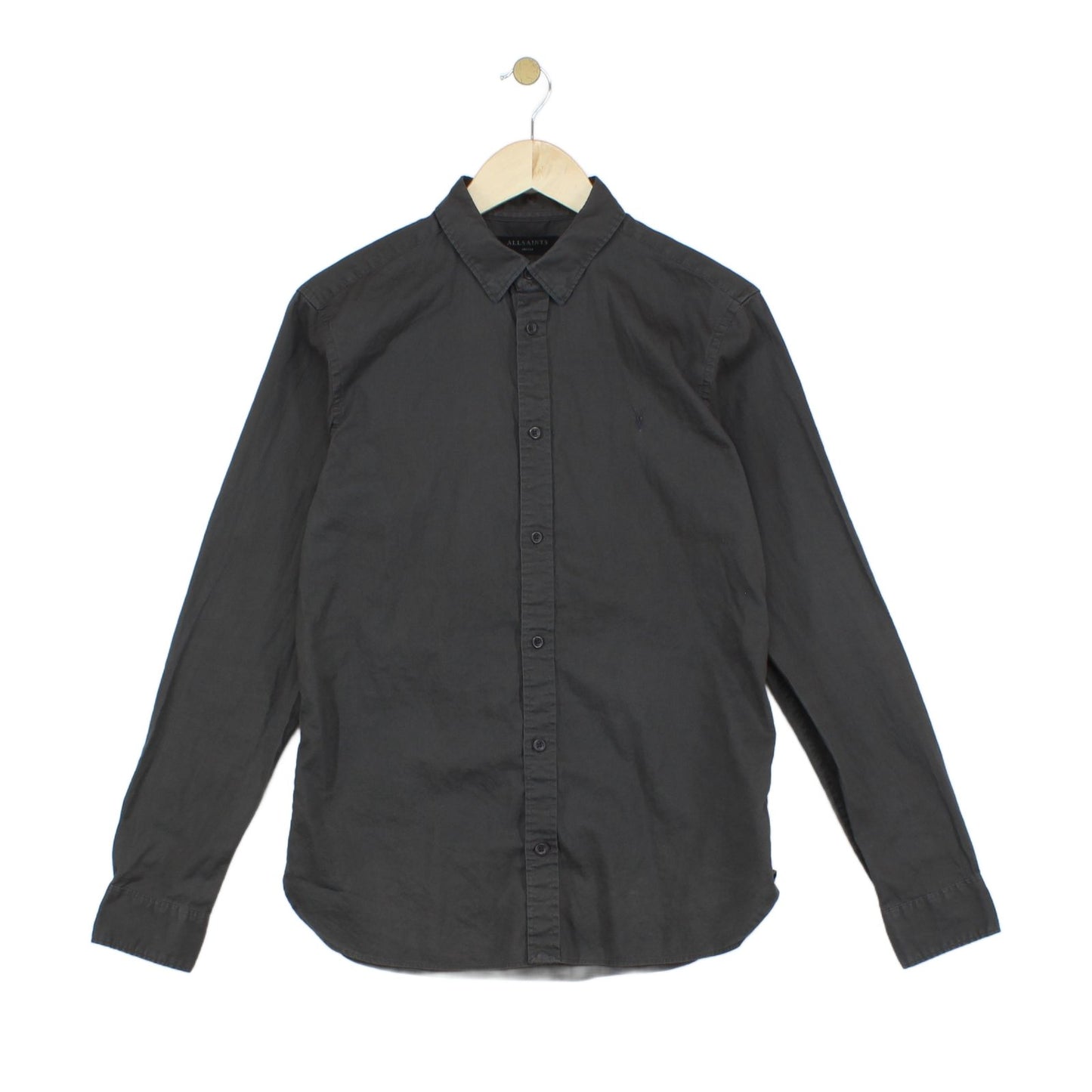 Mens Shirt Button Up Long Sleeve Modern
