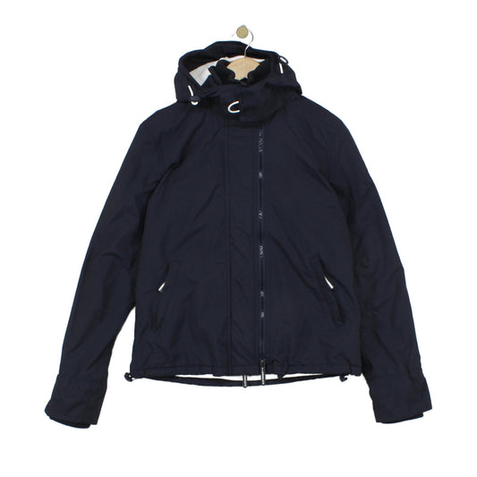 Womens Military Jacket Hooded Full Zip
