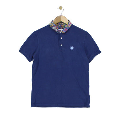 Mens Paisley Polo Shirt Short Sleeve